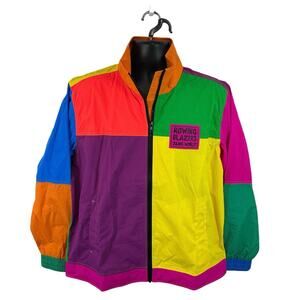 Rowing Blazers x Jams World Color-block Windbreaker Retro Party Festival Large